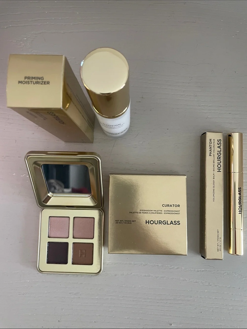 Hourglass Eyeshadow Quad in Soft Pink, Rose, Mauve & Brown